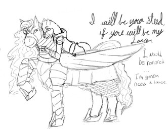 anthro anthro_on_feral armor bestiality bridle clothing duo feral feral_focus hoodie intersex intersex/male interspecies male mount mount/rider_relations rider text topwear ambercoyote wolfywetfurr_(artist) hasbro my_little_pony mythology blossom_charger infinite wolfywetfurr alaskan_malamute canid canine canis clydesdale domestic_dog draft_horse dragon equid equine horse hybrid mammal mythological_creature mythological_scalie nordic_sled_dog scalie spitz wolf artist_collaboration english_text monochrome sketch