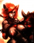 2012 anthro blood bound breast_milking breasts captive captor cat chain claws colored demon feline female feral horn interspecies lactating neurodyne nipples nude plain_background saliva sex sucking tongue
Rating: Explicit
Score: 12
User: xn0
Date: December 16, 2012