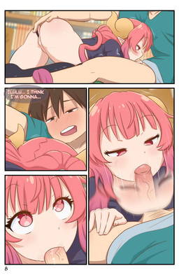 2_horns 4_panel_comic anal anal_fingering anal_masturbation big_breasts black_clothing black_legwear black_panties black_shirt black_stockings black_topwear black_underwear blue_clothing blue_shirt blue_topwear blush blush_lines breasts brown_eyes brown_hair clothed clothing clothing_aside curved_horn deep_throat duo erection fellatio female fingering genitals hair horn huge_breasts humanoid_pointy_ears inside legwear light-skinned_female long_hair looking_at_another male male/female masturbation motion_blur motion_lines oral oral_penetration page_number panties panties_aside partially_clothed penetration penile penis pigtails plump_labia pointy_ears pupils red_eyes red_hair sex shaved_vulva shirt short_hair slit_pupils speech_bubble stockings tan_body tan_skin text topwear tremble_lines tremble_spikes underwear underwear_aside vein veiny_penis vulva yellow_horn greatm8sfm miss_kobayashi's_dragon_maid mythology ilulu taketo_aida animal_humanoid dragon dragon_humanoid human humanoid mammal mythological_creature mythological_scalie scalie 2023 absurd_res colored comic hi_res shaded