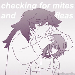 anthro clothed clothing duo female freckled_face freckles hair hair_over_eyes long_hair male shirt tear_trough text topwear meltsmelts deltarune undertale_(series) susie_(deltarune) human mammal scalie 1:1 2025 2d_animation animated frame_by_frame short_playtime sound webm