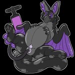 animate_inanimate avian beak feathered_wings feathers gryphon inflatable living_inflatable mythological_avian mythological_creature mythology null_bulge pool_toy solo symrea telegram_sticker wings