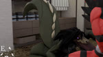 anthro ball_lick balls ballsurfing duo fellatio female genitals licking male male/female muscular muscular_male neck_bulge oral oral_penetration penetration penile sex tongue tongue_out tongue_out_fellatio emapaprich-nsfw okamical_(modeler) nintendo pokemon scp_foundation scp-682 generation_7_pokemon incineroar pokemon_(species) 3d_(artwork) 3d_animation animated digital_media_(artwork) hi_res no_sound webm