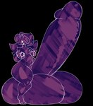 amethyst_(gem) anthro balls big_balls big_penis chest_tuft empty_eyes gem genitals hair huge_balls huge_penis hyper hyper_balls hyper_genitalia hyper_penis long_hair male open_mouth paws penis sitting_on_balls solo thick_thighs tuft zantanerz_(artist) zan_(zantanerz) bear mammal polar_bear ursine absurd_res digital_media_(artwork) hi_res