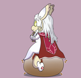 anthro book cape clothed clothing diaper feces female looking_back pokefied soiled_diaper soiling solo unclean_diaper used_diaper wearing_diaper yellow_eyes merrit_(artist) fire_emblem fire_emblem_radiant_dawn nintendo pokemon micaiah_(fire_emblem) generation_6_pokemon mega_audino mega_evolution pokemon_(species) absurd_res hi_res