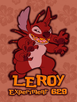 4_arms 4_fingers 4_toes ambiguous_gender antennae_(anatomy) anthro back_spines biped chest_tuft claws featureless_crotch feet finger_claws fingers flower head_tuft hibiscus multi_arm multi_limb multicolored_antennae open_mouth open_smile pattern_background pawpads plant red_background red_claws red_eyes red_nose red_pawpads simple_background smile solo teeth text toe_claws toes tuft yellow_teeth stellarillusionz disney lilo_and_stitch leroy_(lilo_and_stitch) alien experiment_(lilo_and_stitch) 2025 character_name digital_drawing_(artwork) digital_media_(artwork) english_text flat_colors hi_res male_(lore)