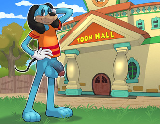anthro balls big_balls blue_body blue_fur blush bodily_fluids cartoon_gloves clothed clothing dripping eyebrows feet flaccid fur genital_fluids genitals gloves half-closed_eyes hand_behind_head handwear humanoid_genitalia humanoid_penis long_ears long_floppy_ears looking_at_viewer male narrowed_eyes penis pose precum precum_drip raised_eyebrows shy solo standing sweat sweatdrop tail toony vein veiny_penis mindnaughty toontown toontown_corporate_clash toontown_online toontown_rewritten flippy_doggenbottom canid canine canis domestic_dog mammal absurd_res hi_res