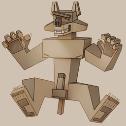 abstract_art anthro armpit_hair body_hair cubism erection feet foreskin genitals low_poly male muscular muscular_male pawpads paws pecs penis polygonal_body simple_background solo ravuer canid canine canis mammal wolf 1:1 hi_res