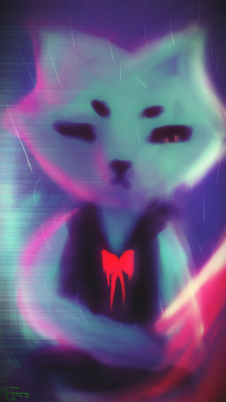ambiguous_gender blood bodily_fluids knife raining ribbons solo hasukii 9:16 character_request hi_res