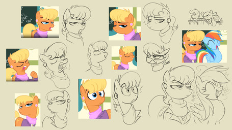 age_difference bangs blonde_mane blue_eyes blue_wings brown_body brown_fur chalkboard closed_frown closed_smile clothed clothed_female clothed_feral clothing cutie_mark desk dot_eyes ear_piercing eyelashes eyes_closed feathered_wings feathers female female_feral feral folded_wings frown fur furniture furrowed_eyebrows group half-closed_eyes hooves long_mane mane mouth_closed multicolored_mane multicolored_tail narrowed_eyes older_female older_feral open_mouth piercing pink_ear_piercing pink_scarf purple_clothing purple_suit rainbow_mane rainbow_tail raised_foot scarf short_mane simple_background simple_eyes smile sparkles standing suit table tail tan_background tan_clothing tan_mane tan_scarf tan_suit unguligrade unimpressed wings worried_look yellow_tail younger_female younger_feral cookieboy011 friendship_is_magic hasbro my_little_pony mythology apple_bloom_(mlp) cutie_mark_crusaders_(mlp) ms._harshwhinny_(mlp) rainbow_dash_(mlp) scootaloo_(mlp) sweetie_belle_(mlp) earth_pony equid equine horse mammal mythological_creature mythological_equine pegasus pony 16:9 2025 digital_drawing_(artwork) digital_media_(artwork) english_description hi_res redraw reference_image sketch_page widescreen