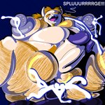 1:1 absurd_res anal anal_penetration anthro asgore_dreemurr beard belly big_belly big_nipples big_penis blonde_hair bodily_fluids body_hair boss_monster_(undertale) bovid butt_hair caprine cellulite chest_hair cum cum_from_penis cum_inside duo facial_hair from_front_position fucked_silly genital_fluids genitals ghost goat hair hairy hairy_body hi_res horn huge_moobs huge_penis hyper lactating lactating_during_sex long_ears looking_up lying male male/male male_penetrated male_penetrating male_penetrating_male mammal mature_male missionary_position navel nipples on_back overweight overweight_male penetration penile penile_penetration penis possbooty sex spirit spread_legs spreading undertale undertale_(series)