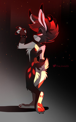 anthro biped butt claws collar feet female fingers fur hair looking_at_viewer nude nude_anthro nude_female rear_view solo spots standing tail teeth toes skeleion lagomorph leporid mammal rabbit 2026 digital_drawing_(artwork) digital_media_(artwork) hi_res