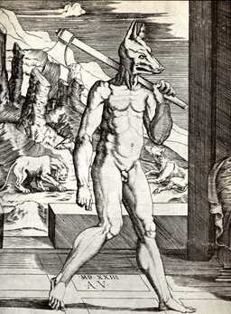 5_fingers 5_toes ambiguous_feral ambiguous_gender axe balls biped cloud detailed_background digitigrade fangs feet feral fingers flaccid for_a_head foreskin genitals group holding_axe holding_object humanoid_feet humanoid_focus humanoid_genitalia humanoid_hands humanoid_penis lying male male_focus male_humanoid navel nipples nude nude_humanoid nude_male on_side outside penis plantigrade quadruped roman_numeral small_balls small_penis solo_focus standing tail teeth toes tree_stump trio unretracted_foreskin unknown_artist european_mythology greek_mythology mythology public_domain lycaon_of_arcadia animal_head animal_humanoid canid canine canis felid humanoid lion mammal pantherine wolf 16th_century ancient_art hatching_(art) hi_res monochrome shaded traditional_media_(artwork)