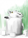 amber_eyes beak claws container cup feathers female feral hiding in_container in_cup micro solo sugar sugar_cube white_body gryph000 if_it_fits_i_sits_(meme) mythology blajn_(character) avian gryphon mythological_avian mythological_creature 2011 3:4 hi_res meme