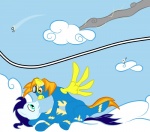 2011 avian blue_hair cloud comic equine eyewear female feral friendship_is_magic gilda_(mlp) goggles green_eyes gryphon hair horse lying male my_little_pony on_back open_mouth orange_eyes orange_hair pegasus pony simple_background skinsuit soarin_(mlp) spitfire_(mlp) taharon wing_boner wings wonderbolts_(mlp)
Rating: Safe
Score: 3
User: 133710|2|)
Date: September 02, 2011