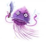 ambiguous_gender angry cutlass electricity feral frown melee_weapon purple_body purple_eyes simple_background solo sword tentacles weapon white_background piper_thibodeau cnidarian hydrozoan man_o'_war_(medusozoa) marine medusozoan portuguese_man_o'_war digital_media_(artwork) digital_painting_(artwork)