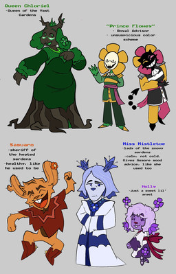ambiguous_gender anthro biped black_body black_fur blue_body blue_fur blue_hair buckteeth cactus clothing cute_fangs eyes_closed eyewear fangs female floppy_ears flower fur glasses green_body green_eyes green_fur group hair heterochromia jumping looking_at_viewer male open_mouth open_smile orange_body orange_fur orange_hair pink_body pink_eyes plant purple_body purple_fur purple_hair robe short_hair simple_background smile smiling_at_viewer snout spade_tail tail teeth teeth_showing text wearing_glasses white_background yellow_body yellow_eyes scepticskeptic deltarune undertale undertale_(series) asriel_dreemurr carol_holiday fan_character flowey_the_flower friend_(deltarune) noelle_holiday rudolph_holiday toriel boss_monster_(undertale) bovid cactus_creature caprine deer elemental_creature felid feline flora_fauna flower_creature goat humanoid mammal new_world_deer 2026 character_name digital_drawing_(artwork) digital_media_(artwork) english_description english_text hi_res multiple_images