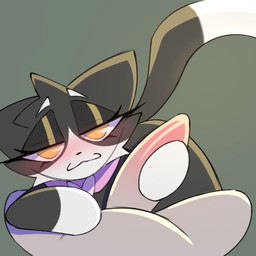 anthro collar collar_only duo feet female foot_fetish foot_play footjob handjob male nude penile sex yellow_eyes vytelux the_binding_of_isaac_(series) guppy_(tboi) domestic_cat felid feline felis mammal animated low_res short_playtime video