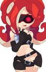 blush female smile solo tongue kiirono nintendo splatoon cephalopod marine mollusk octarian octoling hi_res