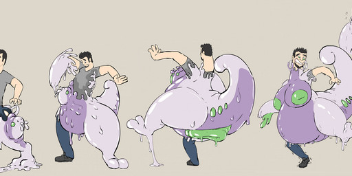antennae_(anatomy) antennae_growth anthro anus beard black_hair bottomwear breast_growth breasts clothing duo facial_hair female footwear gender_transformation goo_transformation green_eyes green_nipples grey_background grey_clothing grey_shirt grey_topwear growth hair human_to_anthro male merging mtf_transformation nipples on_one_leg pants pear-shaped_figure shirt shoes simple_background smile species_transformation standing surprised tail tail_growth topwear transformation wide_hips heifer_(artist) nintendo pokemon thenomeking generation_6_pokemon goodra goomy human mammal pokemon_(species) 2015 digital_media_(artwork) hi_res sequence