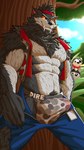 2023 9:16 abs anthro bear being_watched biceps big_bulge biped bottomwear bulge camo camo_clothing camo_print camo_underwear canid canine canis clothed clothing cloud day detailed_bulge digital_media_(artwork) dingding_(artist) dire_(fortnite) epic_games eyebrows fortnite fur genital_outline grey_body grey_fur group hi_res jockstrap looking_at_another male male/male mammal muscular muscular_anthro muscular_male mythological_canine mythological_creature mythology navel open_bottomwear open_clothing open_pants pants pattern_clothing pattern_underwear pecs penis_outline plant polar_bear polar_patroller pubes sharp_teeth sky smile solo_focus standing teeth tree trio underwear ursine wendell_(fortnite) were werecanid werecanine werewolf wolf