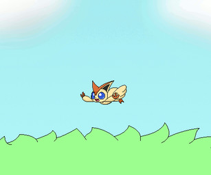 air_inflation ambiguous_gender belly big_belly blush hose hose_in_mouth hose_inflation inflation solo milkis2000 nintendo pokemon generation_5_pokemon legendary_pokemon pokemon_(species) victini 6:5 animated low_res