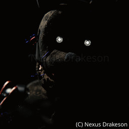 ambiguous_gender anthro dark glowing glowing_eyes looking_at_viewer machine nightmare_fuel open_mouth solo teeth white_eyes wire nexus_drakeson five_nights_at_freddy's five_nights_at_freddy's_3 scottgames springtrap_(fnaf) animatronic lagomorph leporid mammal rabbit robot 1:1 2015 3d_(artwork) 3d_animation animated digital_media_(artwork) watermark