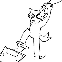 action_pose ambiguous_gender angry baseball_bat bat_(object) computer_monitor pose simple_background slightly_chubby toony r4nd0 canid canine canis mammal wolf 1:1 black_and_white digital_drawing_(artwork) digital_media_(artwork) line_art low_res monochrome reaction_image sketch