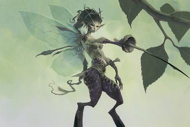 antennae_(anatomy) branch circlet clothed clothing dagger digitigrade female florett girdle insect_wings leaf melee_weapon micro rapier solo sword weapon wings kev_walker hasbro magic:_the_gathering wizards_of_the_coast fairy 2008 official_art