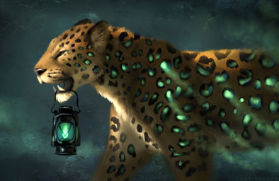 ambiguous_gender black_nose feral fur lamp lantern markings open_mouth orange_body orange_fur solo spots spotted_body spotted_fur standing tan_body tan_fur teeth jademerien felid jaguar mammal pantherine 2020 hi_res