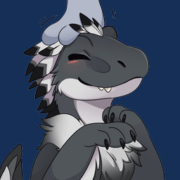 ambiguous_gender anthro black_claws blush blush_lines claws disembodied_hand duo eyes_closed fangs feathers grey_body headpat motion_lines nude simple_background smile teeth transparent_background white_body feve dinosaur dromaeosaurid prehistoric_species reptile saurischian scalie theropod 1:1 alpha_channel colored digital_drawing_(artwork) digital_media_(artwork) shaded