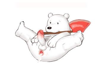 after_sex anthro anus axe balls black_eyes black_nose bodily_fluids butt cum cum_in_ass cum_inside cum_on_butt erection foreskin gaping gaping_anus genital_fluids genitals glans humanoid_genitalia humanoid_penis leaking_cum male melee_weapon nude penis pink_glans presenting presenting_anus retracted_foreskin simple_background solo spread_butt spreading weapon white_background white_balls white_body white_penis seyrmo cartoon_network we_bare_bears ice_bear_(we_bare_bears) bear mammal polar_bear ursine hi_res unavailable_at_source