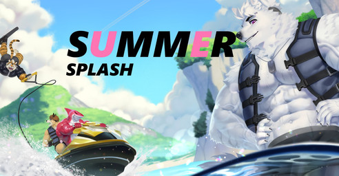 abs anthro barazoku beach biceps black_clothing black_swimming_trunks black_swimwear blue_sky bodily_fluids brown_body brown_fur brown_hair claws cliff clothed clothed_anthro clothed_male clothing cloud crying dog_tags finger_claws fluffy fluffy_tail fully_clothed fully_clothed_anthro fully_clothed_male fur gills gloves_(marking) grey_clothing grey_jacket grey_topwear group hair hands_on_hips jacket jetski leg_markings legs_in_water life_jacket looking_at_viewer looking_back looking_down looking_down_at_viewer male markings midair mountain multicolored_body multicolored_fur multicolored_scales muscular muscular_anthro muscular_male navel orange_body orange_fur partially_submerged pecs plant purple_eyes red_body red_scales riding_jetski sand scales seaside shirtless shirtless_anthro shirtless_male sky smile socks_(marking) solo striped_body striped_fur stripes swimming_trunks swimwear tail tears text topless topless_anthro topless_male topwear tree two_tone_body two_tone_scales underwater underwater_view vein veiny_muscles water waterskiing wet wet_body wet_fur white_body white_fur white_scales raccoon21 aquatic arctic_fox canid canine fish fox mammal shark true_fox 2024 absurd_res cover cover_art english_text hi_res
