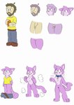 anthro balls bangs beard blep blush bottomless bottomwear bottomwear_down breasts cheek_tuft clothed clothed_to_nude clothing collar collar_only ear_growth facial_hair facial_tuft female flustered fur fur_growth gender_transformation genital_focus genitals growth holding_tail human_to_anthro intersex male mtf_transformation multicolored_body multicolored_fur mustache navel nude pants pants_down partially_clothed penis poof purple_body purple_ears purple_fur pussy raised_arm raised_arms shirt shirt_only simple_background solo species_transformation tail tf_into_fictional_character tongue tongue_out topwear topwear_only transformation transformation_sequence tuft two_tone_body two_tone_fur wardrobe_malfunction white_background 5.56_(artist) housepets! grape_jelly_(housepets!) domestic_cat felid feline felis human mammal 2023 colored digital_drawing_(artwork) digital_media_(artwork) hi_res sequence