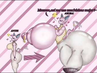 after_transformation anthro anthrofied areola big_areola big_breasts big_butt breasts butt curvy_figure evolution female female_anthro hand_on_breast heart_symbol huge_areola huge_breasts huge_butt hyper hyper_breasts hyper_butt looking_at_breasts looking_at_viewer medium_breasts nipple_piercing nipples piercing side_view size_difference solo text wide_hips third-party_edit unknown_artist nintendo pokemon vanessa_(gammainks) eeveelution espeon generation_2_pokemon pokemon_(species) source_request translation_request
