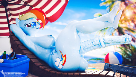 animal_genitalia animal_penis anthro anthrofied areola ball balls beach beach_ball big_balls big_breasts big_butt big_penis blue_areola blue_balls blue_body blue_breasts blue_nipples blue_penis breasts butt crossgender cum_dripping_from_penis equine_genitalia equine_penis eyewear feet ftg_crossgender fti_crossgender genitals glasses glistening glistening_body glistening_breasts glistening_genitalia glistening_legs glistening_penis glistening_thighs gynomorph hand_behind_head hand_on_hip huge_penis inflatable intersex nipples nude penis reclining sitting solo thick_thighs wearing_glasses screwingwithsfm friendship_is_magic hasbro my_little_pony rainbow_dash_(mlp) earth_pony equid equine horse humanoid mammal pony 16:9 3d_(artwork) 4k absurd_res blender_(artwork) digital_media_(artwork) hi_res widescreen