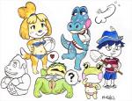 anthro bikini blush clothing crossgender disembodied_penis female genitals group male navel penis pussy swimwear two-piece_swimsuit j_hughes animal_crossing asian_mythology east_asian_mythology japanese_mythology mythology nintendo al_(animal_crossing) alli_(animal_crossing) isabelle_(animal_crossing) kapp'n lily_(animal_crossing) villager_(animal_crossing) alligator alligatorid amphibian ape canid canine canis crocodilian domestic_dog frog gorilla haplorhine human kappa mammal primate reptile scalie shih_tzu toy_dog yokai