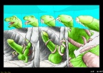 anal anal_penetration anthro balls blockage_(layout) canid canine cave cock_transformation colored_pencil_(artwork) comic digital_media_(artwork) dinosaur erection fox fox_mccloud general_scales genitals graphite_(artwork) horizontal_blockage horizontal_staggering humanoid_genitalia humanoid_penis inside lust_penis male mammal marker_(artwork) mixed_media mot multi_frame_sequence nintendo panel_skew pencil_(artwork) penetration penis remake reptile scalie sequence sharpclaw_(star_fox) solo staggering_(layout) star_fox tail ten_frame_image tentacles traditional_media_(artwork) transformation transformation_sequence vertical_blockage what what_has_science_done