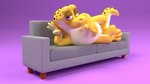 ambiguous_gender anthro furniture half-closed_eyes looking_at_viewer narrowed_eyes nubbed_body purple_background simple_background sofa solo synthetic white_body yellow_body foon draw_me_like_one_of_your_french_girls gecko lizard reptile scalie 16:9 3d_(artwork) blender_(artwork) digital_media_(artwork) meme widescreen