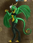 clothing femboy latex male open_mouth slim stretching tail tight_clothing yawn atomicmeta european_mythology mythology dragon mythological_creature mythological_scalie scalie western_dragon 3:4 hi_res