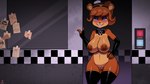 anthro bedroom_eyes big_breasts blush bow_tie breasts clothed clothing female genitals glistening_eyelids lidded_eyes looking_at_viewer machine narrowed_eyes nipples nude parody partially_clothed pussy seductive solo text thick_thighs avioylin five_nights_at_freddy's fredina's_nightclub scottgames chudjak freddy_(fnaf) frenni_(cryptiacurves) wojak animatronic bear mammal robot 2024 digital_media_(artwork) english_text hi_res