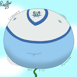 air_inflation anthro belly belly_expansion big_belly blue_body blue_ears blue_eyes blue_inner_ear blue_sky body_inflation clothing cloud creaking dress expansion female floating fwoomp green_hair hair hose hose_in_butt hose_inflation huge_belly hyper hyper_belly hyper_inflation immobile inflation looking_down navel onomatopoeia outside puffed_cheeks purple_nose sky skyscape solo sound_effects spherical_inflation swelling text tight_clothing white_clothing white_dress reathe animal_crossing nintendo ione_(animal_crossing) mammal rodent sciurid tree_squirrel 2025 absurd_res colored digital_media_(artwork) hi_res shaded signature