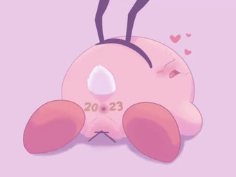 anus bedroom_eyes biped blinking blue_eyes blush blush_stickers butt censor_bar censored_genitalia censored_vulva closed_smile fake_ears fake_rabbit_ears female fluffy fluffy_tail fur genitals heart_symbol ineffective_censorship looking_at_viewer looking_back looking_back_at_viewer lying mouth_closed narrowed_eyes on_front pink_anus pink_body pink_vulva plump_labia presenting presenting_anus presenting_hindquarters pupils purple_background rear_view red_body scut_tail seductive short_tail simple_background smile solo spread_vulva spreading tail tail_motion tail_sway three-quarter_view tongue tongue_out vulva white_body white_fur white_pupils ariarik_o0 chinese_zodiac kirby_(series) new_year_2023 nintendo year_of_the_rabbit kirby waddling_head 2023 4:3 animated censored digital_drawing_(artwork) digital_media_(artwork) english_description frame_by_frame full-length_portrait loop no_sound portrait short_playtime video