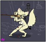 anthro bodily_fluids border female food forced fur genital_fluids genitals male nipples nude sandwich_(food) tail white_border fourball jared_fogle canid canine fennec_fox fox lagomorph mammal true_fox 2025 absurd_res digital_media_(artwork) hi_res