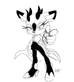anthro antlers boots bottomwear cape clothed clothing dipstick_ears ear_markings eyelashes female footwear gesture half-closed_eyes hand_gesture high_heeled_boots high_heels horn looking_at_viewer multicolored_ears narrowed_eyes pants pointing pointing_at_viewer pointy_ears prick_ears shoes simple_background solo text uniform white_background adam_bryce_thomas archie_comics sega sonic_the_hedgehog_(archie) sonic_the_hedgehog_(comics) sonic_the_hedgehog_(series) clove_the_pronghorn mammal pronghorn 2023 artist_name black_and_white hi_res monochrome sketch