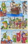 female male young young_humanoid young_male passage nintendo the_legend_of_zelda wind_waker link toon_link humanoid hylian comic traditional_media_(artwork)