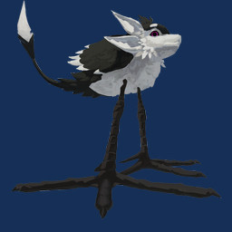 4_ears 4_toes ambiguous_gender anthro avian_feet big_feet biped black_body black_claws black_feathers black_feet black_fur black_legs black_sclera black_tail black_toe_claws black_wings chest_tuft claws clothing countershading digitigrade feathered_wings feathers feet feral fingers fur hair looking_at_viewer low-angle_view multi_ear multicolored_body nude purple_eyes simple_background simulated_traditional_(artwork) solo standing tail tail_feathers talons text toe_claws toes tuft tufted_fur white_body white_feathers white_fur white_tail white_text white_wings winged_arms wings hilyasp e621 pukeko_(meme) fyr_(fenrir784) avali avian bird swamphen 1:1 2025 alpha_channel colored digital_drawing_(artwork) digital_media_(artwork) hi_res meme rebelle_(artwork) shaded simple_shading