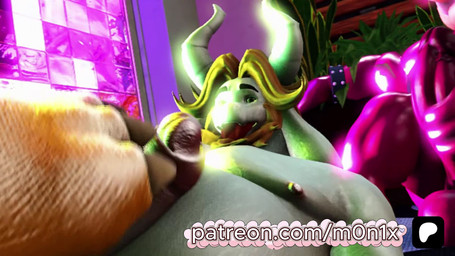 anthro balls belly big_balls big_belly big_muscles big_pecs big_penis bodily_fluids body_hair chest_hair claws cum duo ejaculation feet foot_fetish foot_focus foot_play footjob fur genital_fluids genitals group humanoid_genitalia humanoid_penis logo male male/male masturbation moan musclegut muscular muscular_male music nipples orgasm overweight overweight_anthro overweight_male pecs penis pink_body scales sex slightly_chubby sound_effects text toe_claws trio white_body white_fur yellow_body m0n1x bowser's_inside_story mario_and_luigi_(series) mario_bros nintendo patreon undertale_(series) asgore_dreemurr bowser midbus boss_monster_(undertale) bovid caprine domestic_goat goat koopa mammal reptile scalie suid suine sus_(pig) turtle wild_boar 16:9 2026 3d_(artwork) animated digital_media_(artwork) hi_res high_framerate huge_filesize long_playtime sound source_filmmaker_(artwork) video widescreen
