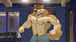 abs anthro areola armpit_hair back_muscles barazoku biceps big_muscles blep blinking bodily_fluids body_hair bottomwear clothed clothing deltoids derp_eyes detailed_background dialogue dumbbell eyebrows fin flexing flexing_bicep flexing_both_biceps fur gesture gym hair hand_gesture happy_trail holding_object holding_plushie huge_muscles inside looking_at_viewer male manly mirror muscular muscular_anthro muscular_male navel nipples obliques one_eye_closed open_mouth open_smile pecs plushie ponytail pubes punching_bag shirt shorts smile solo sound_effects standing sweat tank_top teeth thick_arms tongue tongue_out topless topless_anthro topless_male topwear tuft weights wink patt_jewanarom sound_warning patt_jewanarom_(va) twizzthetoon_(sfx) alejandro_(patt_jewanarom) arthy_(furrarth) bear canid canine canis mammal marine pinniped sea_lion wolf 2025 2d_animation animated english_audio frame_by_frame hi_res short_playtime sound voice_acted webm