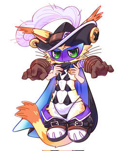 anthro bikini bikini_bottom bikini_top boots breasts clothing female footwear fur green_eyes hat hat_feather headgear headwear humor loose_feather mask multi_breast shoes swimwear two-piece_swimsuit yellow_body yellow_fur yagi_kiki bandai_namco digimon longcat digimon_(species) human mammal nyabootmon hi_res meme