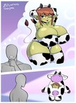 :> animal_print animal_print_bikini animal_print_thigh_highs armwear big_breasts bikini black_eyes breasts brown_hair bulging_breasts clothing collarbone cow_costume cow_print cow_print_armwear cow_print_bikini cow_print_thigh_highs disappointed duo elbow_gloves faceless_character faceless_male fake_horns female female_focus freckled_breasts freckled_legs freckled_thighs freckles glistening glistening_body gloves grin hair handwear happy huge_breasts humanoid_pointy_ears legwear leotard looking_at_viewer male muscular muscular_male one_eye_closed pattern_bikini pattern_clothing pattern_legwear pattern_swimwear pattern_thigh_highs pointy_ears pupils purple_tongue raised_arms red_pupils short_hair skindentation smile standing swimwear tail tail_tuft thick_thighs thigh_highs tongue tongue_out tuft two-piece_swimsuit wide_hips wink yellow_sclera 20pesos_sopa lei_(20pesos_sopa) goblin human humanoid mammal absurd_res hi_res